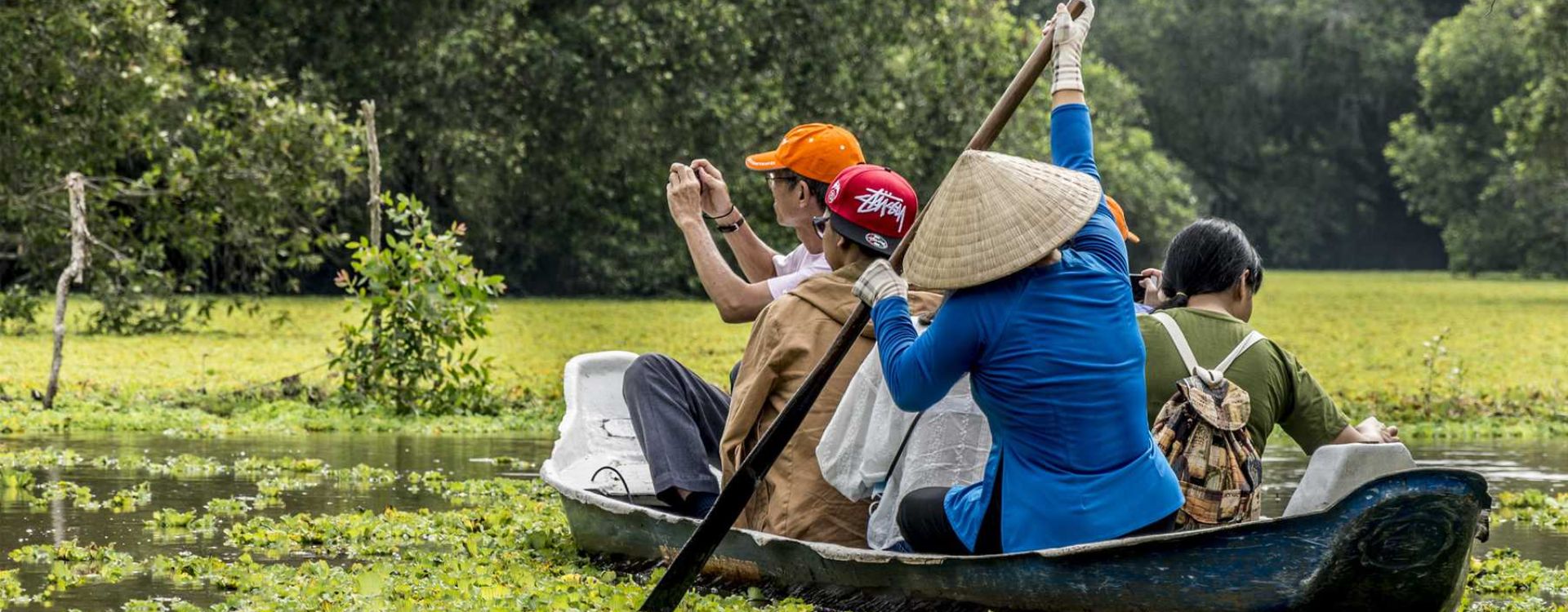 Découverte de la forêt de cajeput de Tra Su